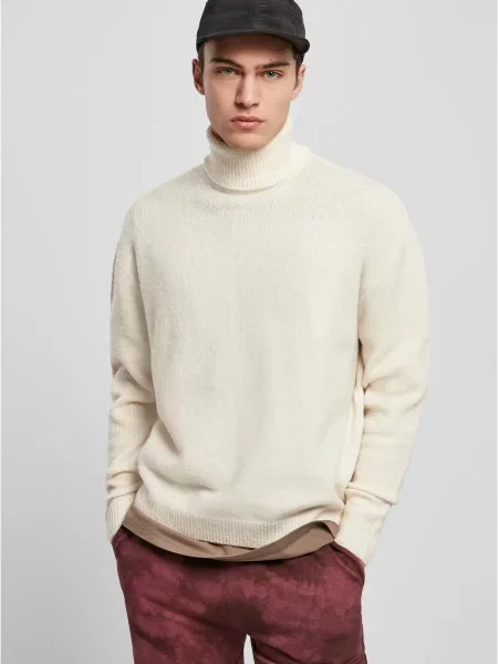 Sweter z golfem Urban Classics szary