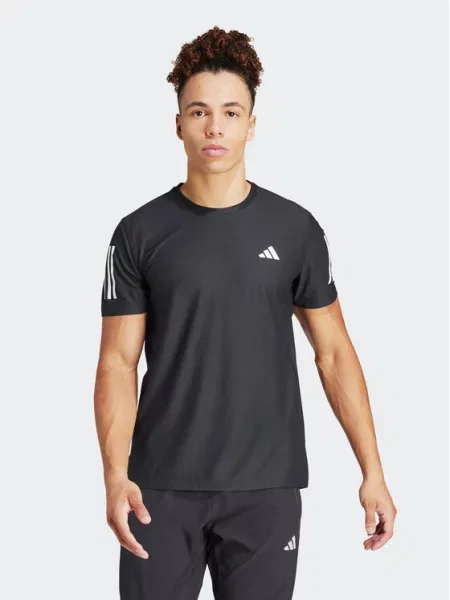 ADIDAS PERFORMANCE Funkční tričko Own the Run černá bílá