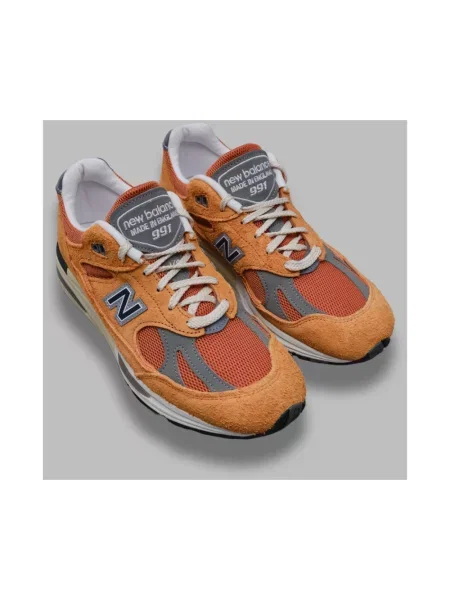 Sneakersy New Balance skórzane pomarańczowe