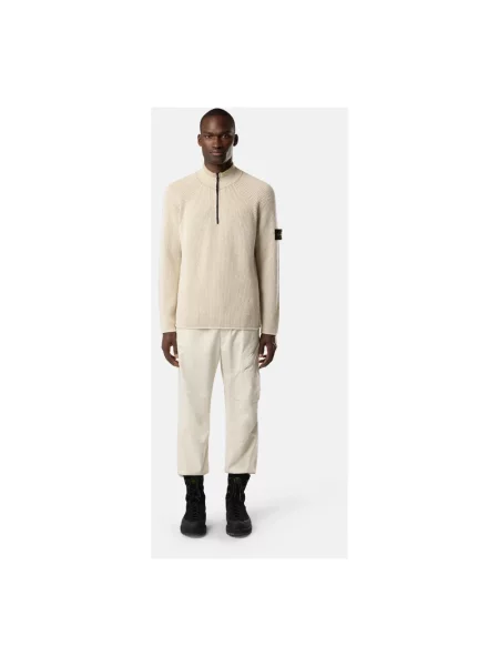 Krótki sweter Stone Island z kamieniami beżowy