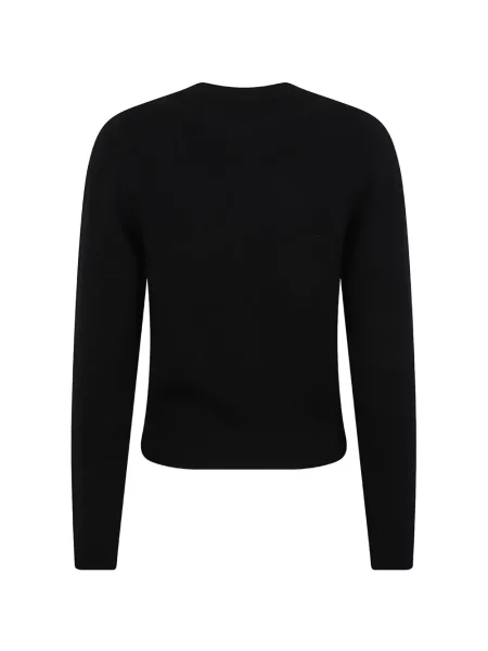 Cardigan Barrie cu model floral din jacard negru