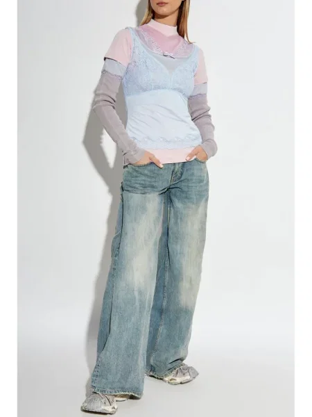 Top Balenciaga albastru