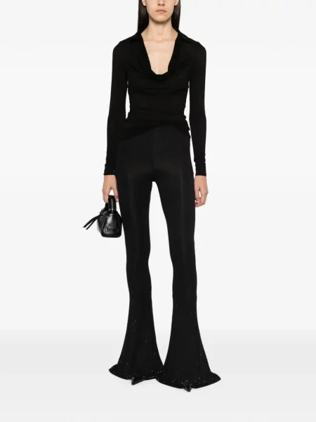 Lung top Patrizia Pepe negru