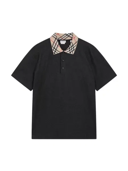 Koszulka polo Burberry czarna