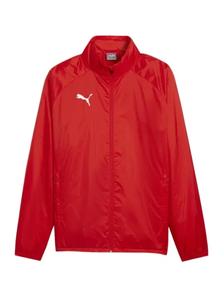 PUMA Geacă sport TeamGoal roșu alb