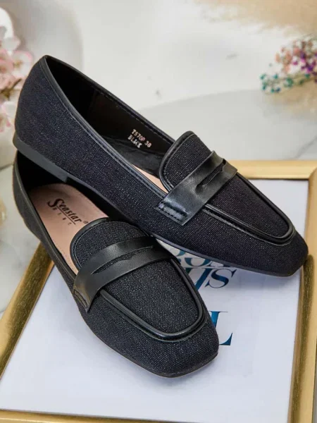 Mocasini Resti negru