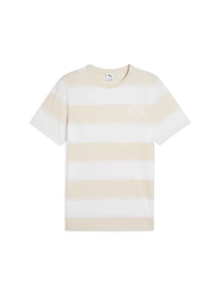 Футболка PUMA Class Striped Tee комбінований верх білий