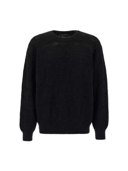 Sweter Dolce And Gabbana z logo czarny