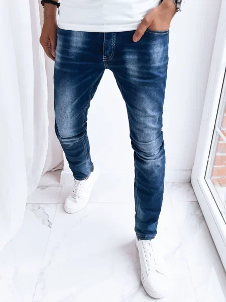 Spodnie jeansowe Dstreet niebieskie