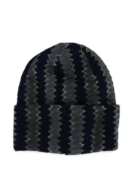 Căciulă Missoni tricotate albastru