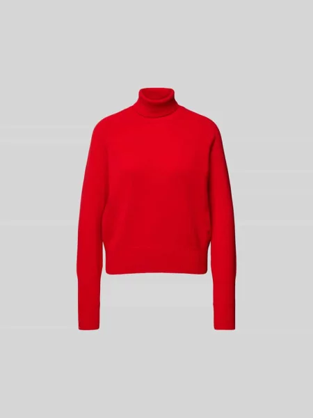 Sweter z golfem Victoria Beckham czerwony