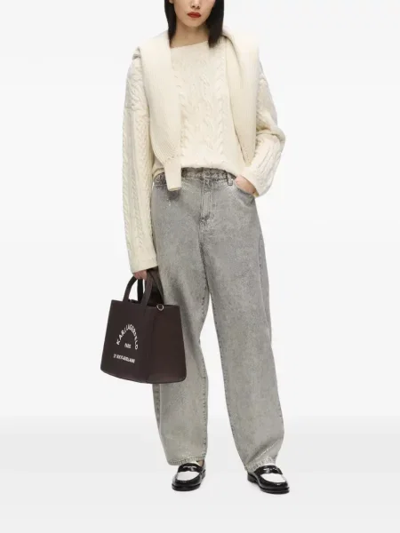 Geantă shopper Karl Lagerfeld maro