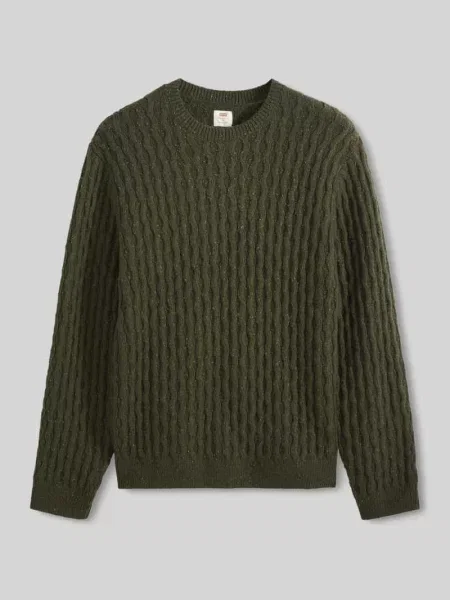 Sweter o kroju relaxed fit z mieszanki bawełny z dodatkiem wełny Levi's