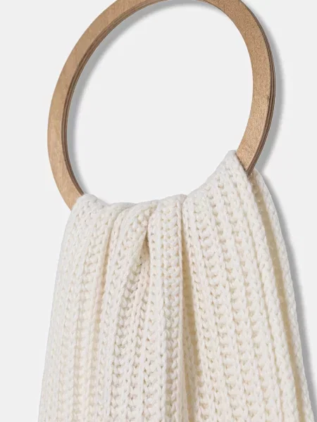 Moschino Šal z volno bela