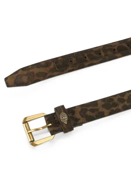 Cu centură curea Kurt Geiger London cu model leopard maro