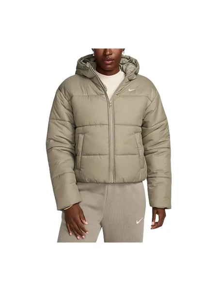 Kurtka puchowa Nike klasyczna beżowa