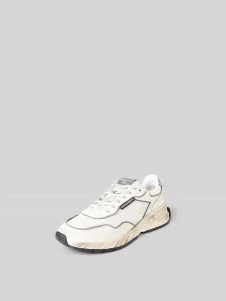 Sneakersy z detalami z logo Dsquared2 białe