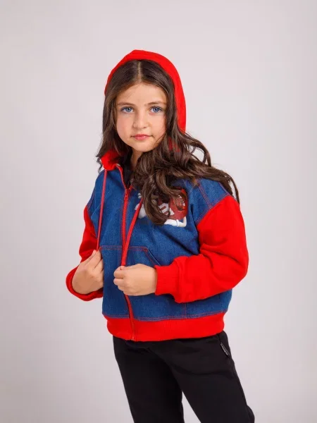 Дитяча Джинсова куртка Alwair Kids червоний