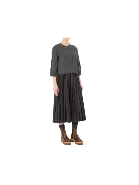 Sukienka midi Weekend Max Mara szara