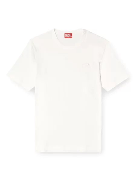 Tricou Diesel cu crăpătură alb