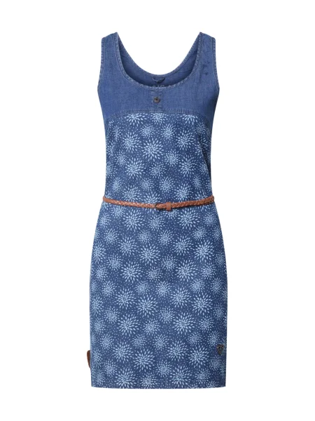 Alife & kickin Rochie de vară DoiaAK albastru alb