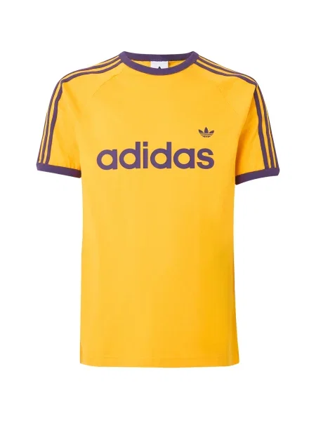 ADIDAS ORIGINALS Tricou Ringer / mov închis galben