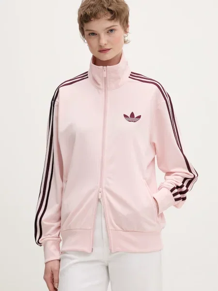 Adidas Originals bluza rozpinana różowa