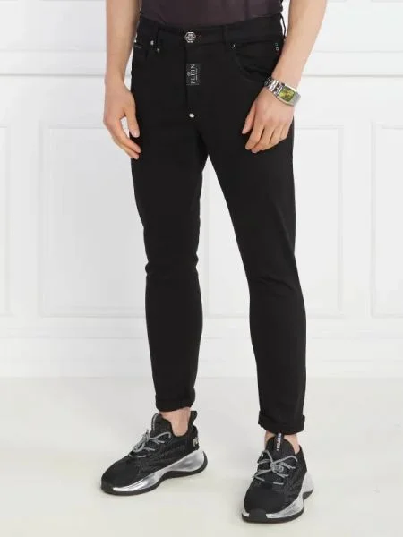 Skinny nadrág Philipp Plein fekete