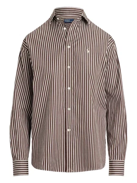 Spodnie Polo Ralph Lauren skórzane z nadrukiem z wzorem paisley czarne