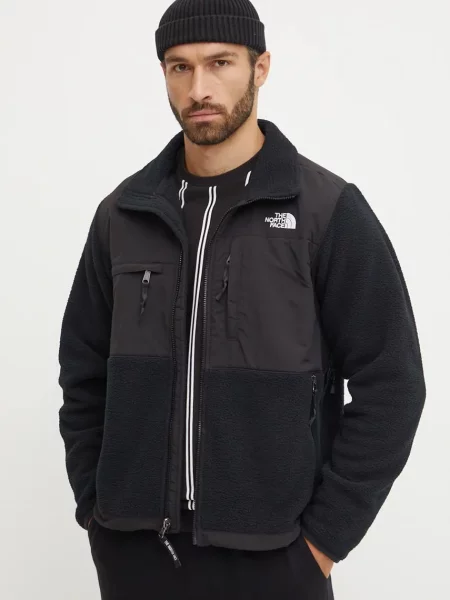 Яке The North Face Retro Denali Jacket с изчистен дизайн черно