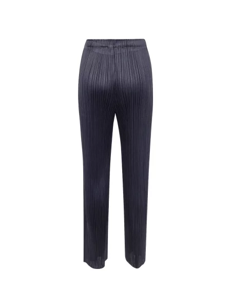 Pantaloni Pleats Please Issey Miyake albastru