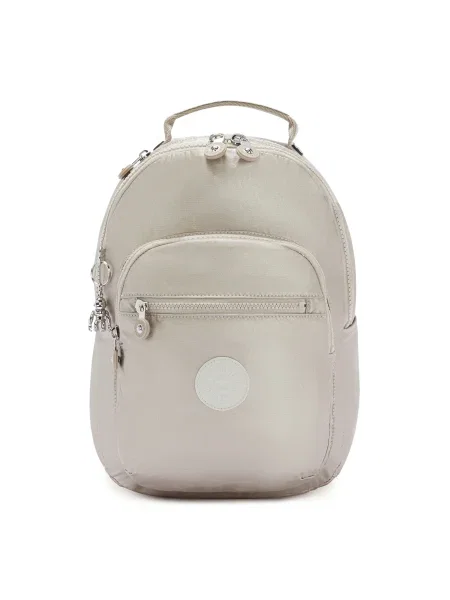 KIPLING Rucsac Seoul kitt alb
