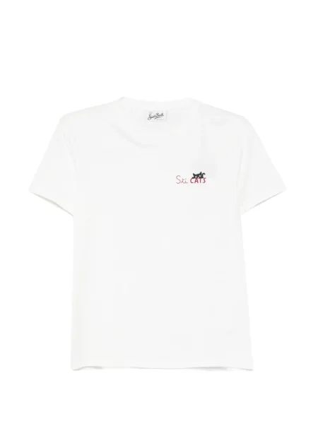 Tricou Mc2 Saint Barth cu broderie alb