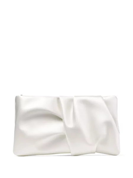 Geantă plic Jimmy Choo alb