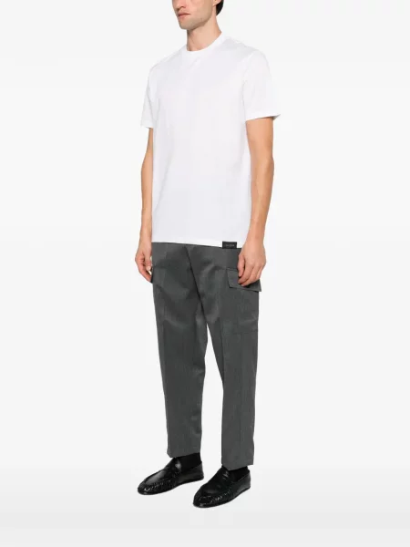 Tricou Low Brand cu autograf alb