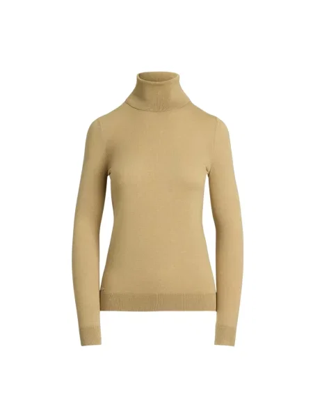 Sweter z golfem Ralph Lauren beżowy