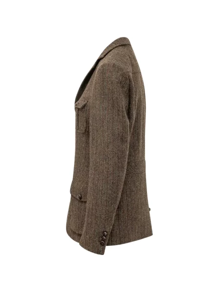 Geacă Walkers cu model herringbone maro