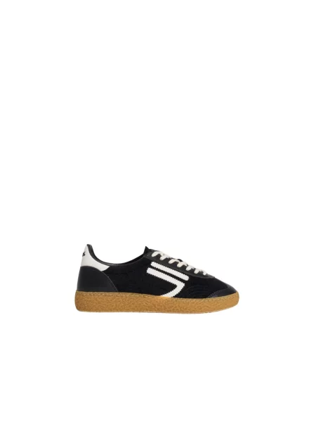 Sneakersy Puraai skórzane czarne