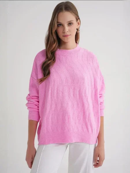 MixRay Pulover Pullover svetlo roza