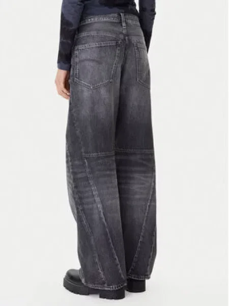 G-Star Raw Jeans hlače Contor 3D Wide Leg siva