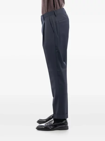 Pantaloni Briglia 1949 plisate albastru