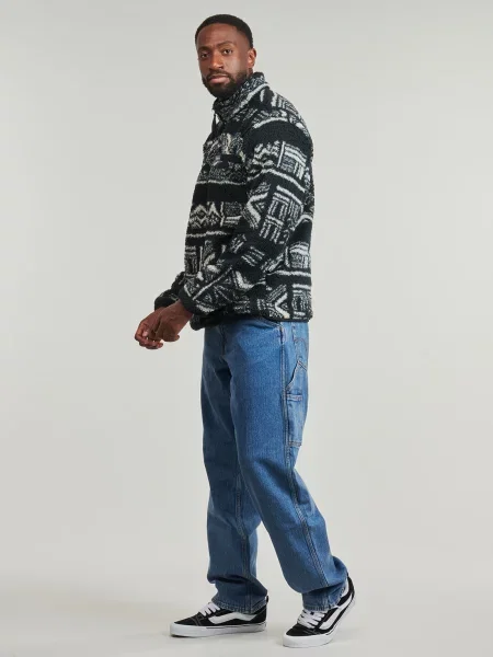 Pulóver Columbia Rugged Ridge™ High Pile Half Zip Black Deschutes Days XL fekete