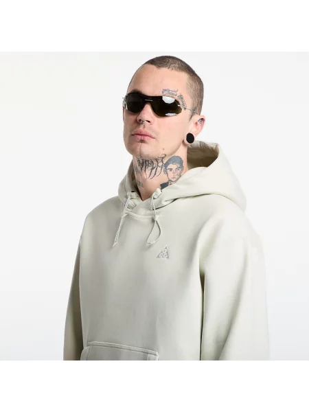 Fleecový svetr Nike bílý
