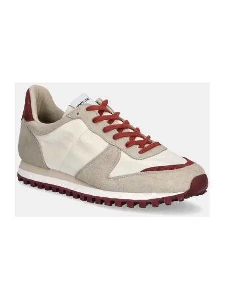 Sneakersy Novesta zamszowe beżowe