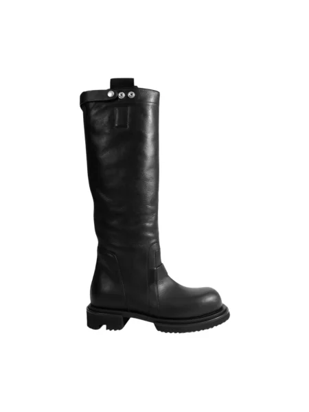 Kozaki Rick Owens skórzane czarne