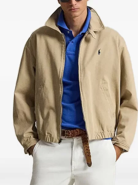 Gulerat tricou polo Polo Ralph Lauren cu decolteu în V fără mâneci maro