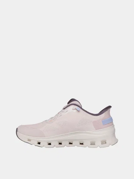 Кожаные повседневные кроссовки Skechers розовые