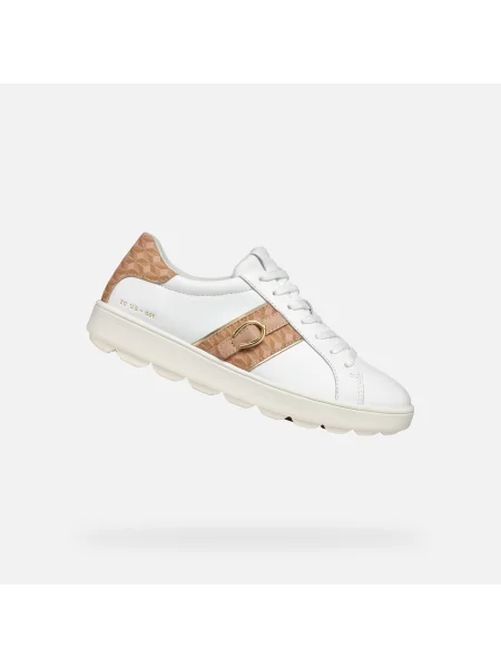Sneakersy Geox białe