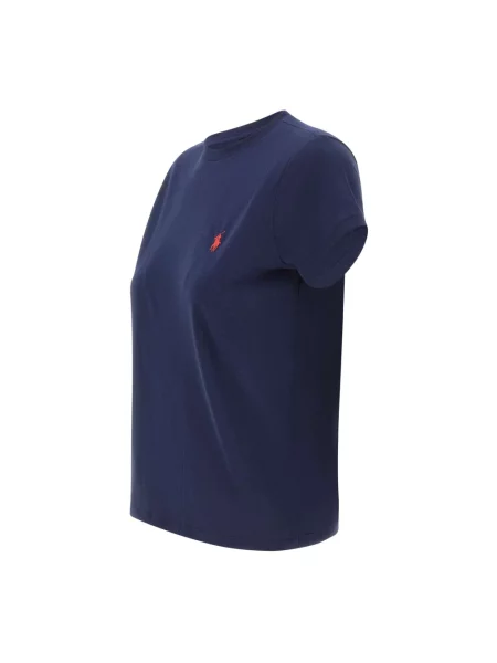 T-shirt o kroju regular fit z czystej bawełny Polo Ralph Lauren niebieska