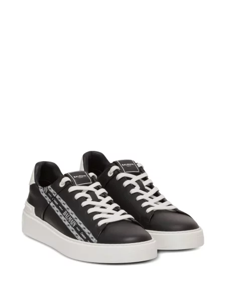 Sneakerși Balmain din piele negru